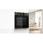 Духовой шкаф электрический Bosch HUA736EG0T черный, фото 1