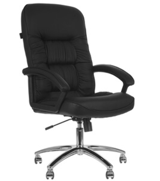 Кресло Бюрократ T-9908AXSN-AB черный, кожа