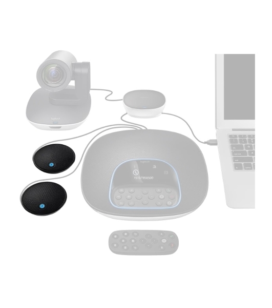 Микрофоны выносные проводные 2 шт. (989-000171) для Logitech ConferenceCam Group 