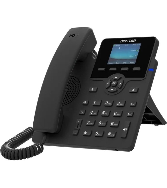 Телефон IP Dinstar C62UP черный