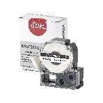 Кассета с лентой S'OK by Sakura Printing BLK6WBA14 для Epson, черный на белом, 14мм/2.5м, фото 1