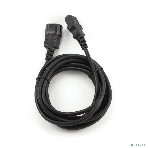 Кабель питания сист.блок-монитор Cablexpert PC-189-VDE-5M, 5м, C13-C14, VDE, 10А, Сечение провода: 0,75 мм2, черный, с заземлением, фото 1