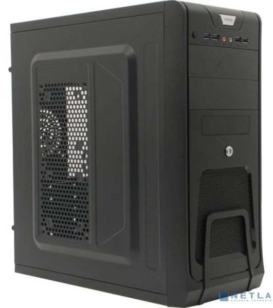 Компьютерный корпус Miditower ExeGate EX283216RUS CP-603UB-CP400 (ATX, БП CP400 с вент. 8см, 2*USB+2*USB 3.0, аудио, блокировка, черный)