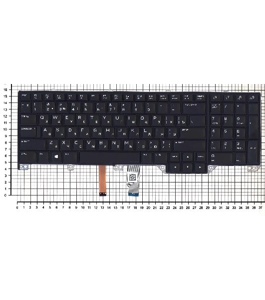 Клавиатура для ноутбука Dell Alienware 17 R4 черная с подсветкой