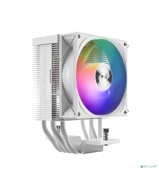 Кулер PCCooler R400 ARGb белый 92мм алюминий+медь 2200rpm 30db 4-pin 180W 133мм