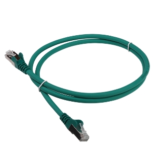 Патч-корд Lanmaster LSZH FTP кат.6, 1.0 м, зеленый