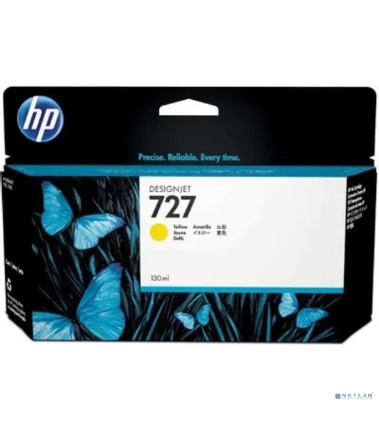 Картридж струйный HP 727 B3P21A желтый для HP DJ T920/T1500 (130мл)