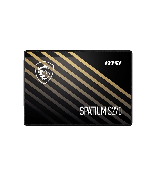 Накопитель SSD MSI SPATIUM S270, 240Gb, 2.5', SATA III, R/W 500/400