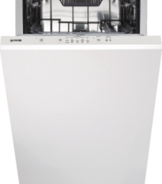 Посудомоечная машина встраиваемая Gorenje GV520D17S, загрузка 10 комплектов, стандартный мотор, регулировка верхней корзины по высоте, 3 корзины, кнопочное управление, звуковой сигнал завершения цикла, автооткрывание дверцы, половинная загрузка, полный AquaStop, энергоэффективность А+++, уровень шума 47 дБ, белый