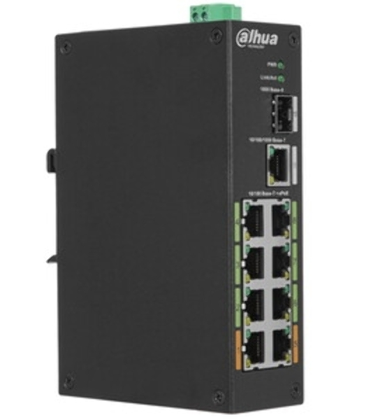 Коммутатор Dahua DH-LR2110-8ET-120 8-портовый ePoE