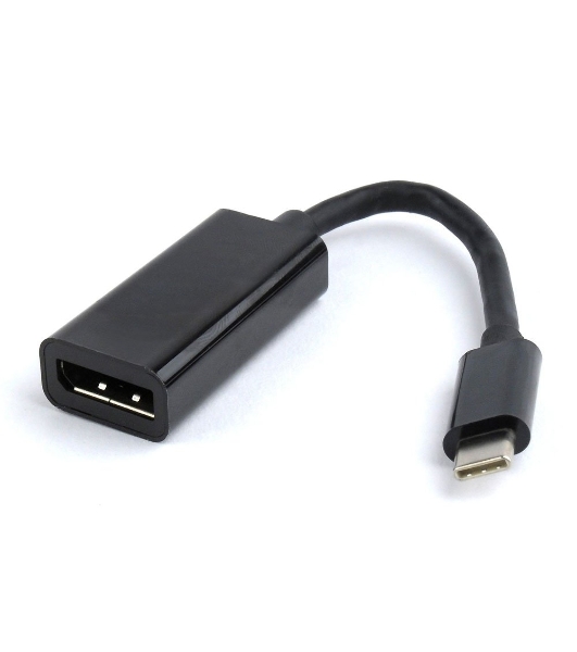 Переходник Cablexpert USB Type-C/DisplayPort, 15 см, пакет (A-CM-DPF-01)
