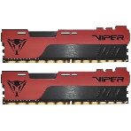 Оперативная память Patriot Viper Elite II, DDR4, 32GB (2x16 GB), 3200 MHz, CL18, DIMM, радиатор, красный, черный, фото31