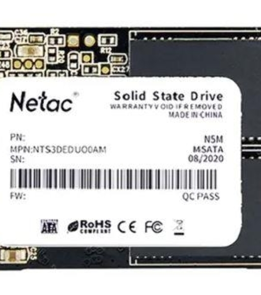 Накопитель SSD Netac N5M, 2048GB, mSATA, R/W 545/500
