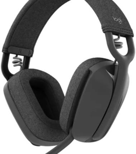 Гарнитура Logitech ZONE Vibe 100 серый, беспроводная, Bluetooth, до 20 ч