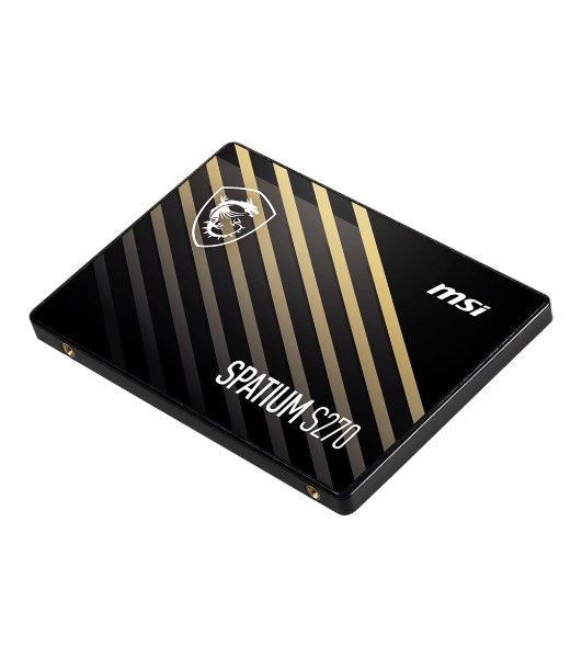 Накопитель SSD MSI SPATIUM S270, 240Gb, 2.5', SATA III, R/W 500/400