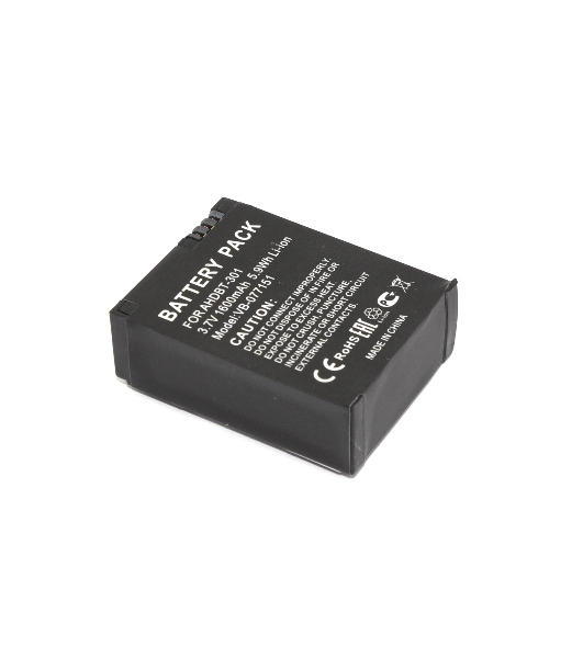 Аккумуляторная батарея для видеокамеры GoPro Hero 3 (AHDBT-301) 3,7V 1600mAh Li-ion