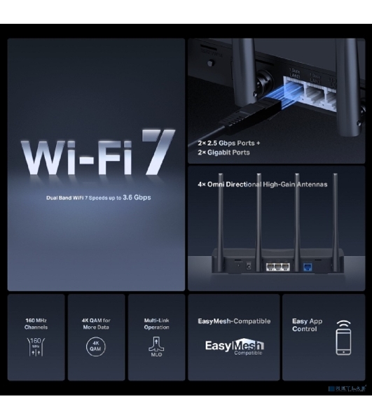 Двухдиапазонный маршрутизатор Wi-Fi Mercusys MR27BE