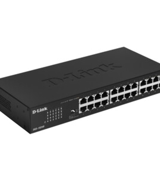 Коммутатор D-Link DGS-1024D/J1A, 24×1 Гбит/с, неуправляемый