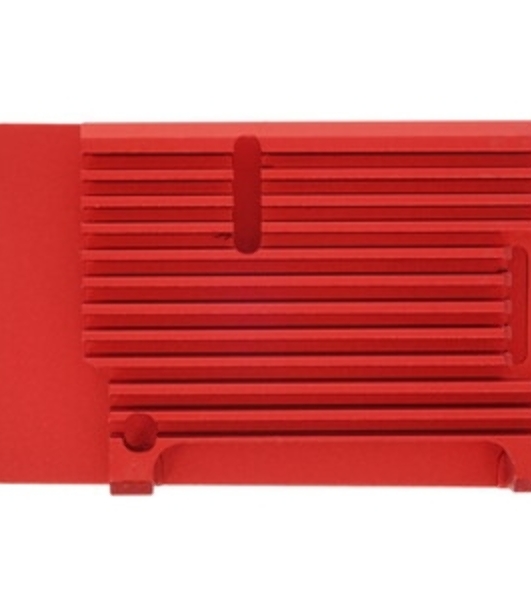 Корпус Qumo Aluminum case without fan, Raspberry Pi 4, red(RS004)