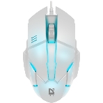 Мышь проводная Defender Host MB-982 белый, 1000 dpi, USB, кнопки - 3, фото4