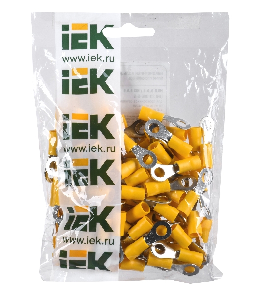Наконечник НКИ 5.5-6 (кольцо 4-6) (уп. 100 шт) IEK UNL20-006-6-6