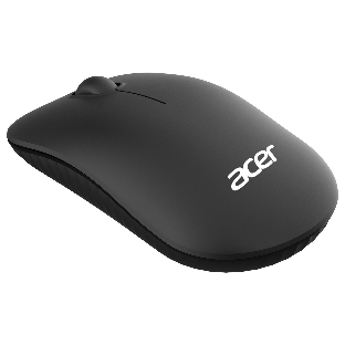 Мышь беспроводная Acer OMR130 черный, 1200 dpi, радиоканал, USB, кнопки - 3