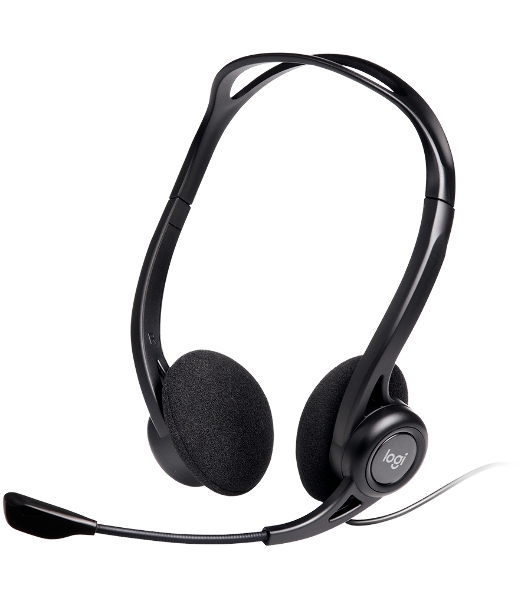 Гарнитура Logitech PC Headset 960 Stereo чёрный, проводная, USB