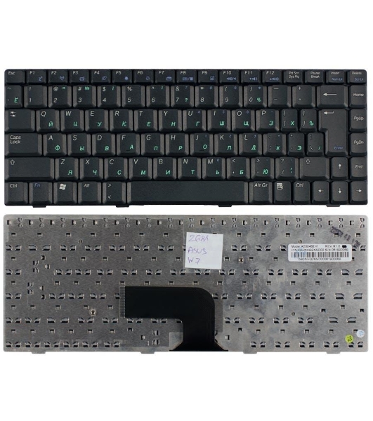 Клавиатура для ноутбука Asus W5 W6 W7 черная