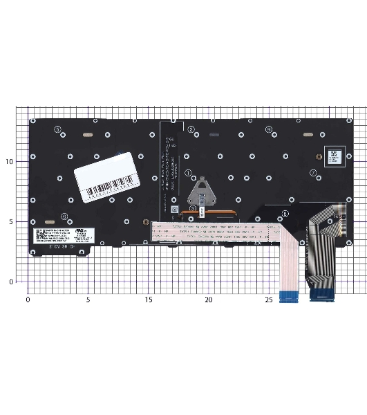 Клавиатура для ноутбука Lenovo ThinkPad X13 Gen 2 черная