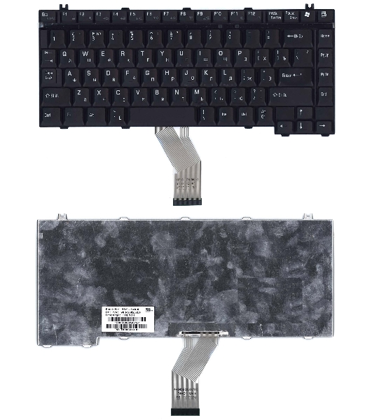 Клавиатура для ноутбука Toshiba Satellite A10 A15 A20 A25 A30 A40 A50 A55 A70 A75 A80 A100 черная