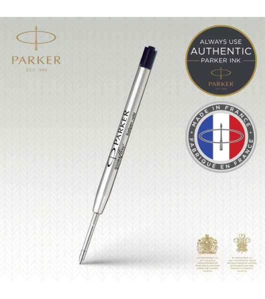 Стержень шариковый Parker QuinkFlow Z08 (CW1950369) M 1мм, черные чернила, блистер