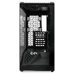 Компьютерный корпус без блока питания HSPD F711-TGbK, Panoramic Full Tower, Black, TG, 0.7 SPCC, no fans ATX, mATX, mITX 190/420/280мм 2x2.5', 2x3.5', 7xPCI 1xUSB-A 3.0, 1xUSB-C 445x235x475мм, фото12