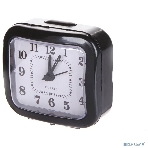 Часы-будильник Perfeo Quartz 'PF-TC-004', прямоугольные 8x7,5 см, черный, фото 1