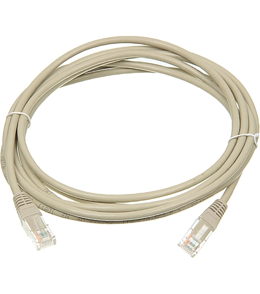 Патч-корд LANMASTER UTP TWT-45-45-3.0-GY вилка RJ-45-вилка RJ-45 cat.5е 3м серый ПВХ