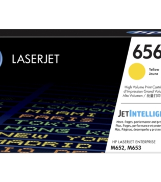Картридж лазерный HP 656X High Yield Yellow для HP CLJ M652/M653 (CF462X) 22000 стр