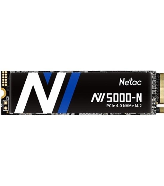 Накопитель SSD Netac NV5000-N, 1Tb, M.2 2280, PCIe 4.0 x4, NVMe, R/W 4800/4600, с радиатором