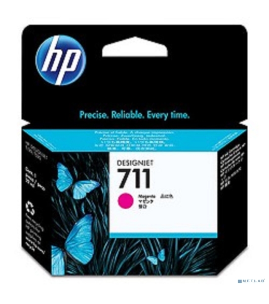 Картридж струйный HP №711 CZ131A пурпурный для HP DJ T120/T520 (29мл)