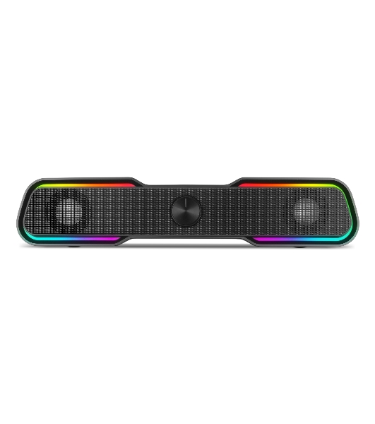 Акустическая система SVEN 450 2.0 (2x5W, Bluetooth, RGb-подсветка) черная