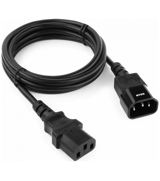 Шнур питания NTSS NTSS-PC13144 C13-С14 проводник.:3x1мм2 1.8м 220/250В 10А черный