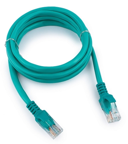 Патч-корд UTP Cablexpert cat.5e, 1м, литой, многожильный, зеленый