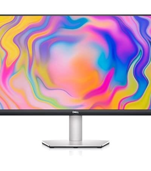 Монитор 27' Dell S2722QC IPS 3840x2160, 60 Гц, 4 мс, 16:9, 350 кд/м², 2xHDMI 2.0, 1xUSB-C, 2xUSB, динамики, серебристый