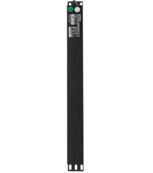 Блок розеток горизонтальный ExeGate ServerPro PDU-19H603 Al-6S-EU2.5, 19', 1U, Алюминий, 6 Schuko, кабель с евровилкой VDE-250V-16A-3*1.5мм2, 2.5 метра, черный