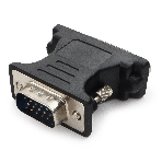 Переходник Cablexpert VGA-DVI, 15M/25F, черный, пакет (A-VGAM-DVIF-01), фото7
