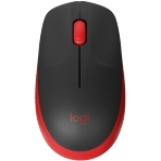 Мышь беспроводная Logitech M190 черный/красный, 1000 dpi, радиоканал, USB, кнопки - 3, фото106
