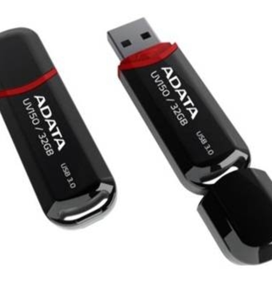 Флешка USB ADATA UV150 (AUV150-64G-RBK), 64Gb, USB 3.0, R/W 100/40, черный