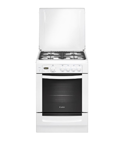 Плита газовая Gefest ПГ 6100-03 белый, конфорок 4 шт, духовка 52 л, 60 см x 85 см x 60 см