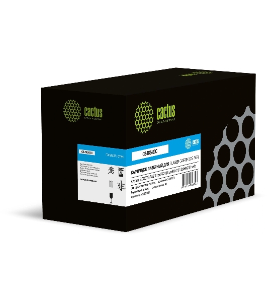 Картридж лазерный Cactus CS-TK5490С голубой (2400стр.) для Kyocera ECOSYS PA2101cx/PA2101cwx/MA2101cfx/MA2101cwfx с чипом