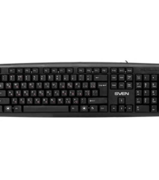 Клавиатура SVEN KB-S230 проводная, USB Type-A, чёрный