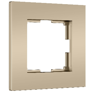Рамка на 1 пост Slab (шампань софт) W0012911