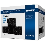 Аудиоколонки SVEN HT-210, черный, акустическая система 5.1, мощность (RMS):50Вт+5x15Вт, Bluetooth, Optical, Coaxial, FM-тюнер, USB/SD, дисплей, ПДУ, фото15